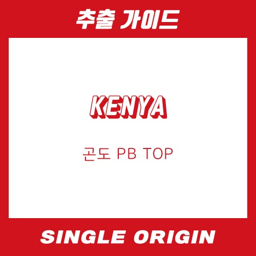 [싱글 오리진] 케냐 곤도 PB TOP