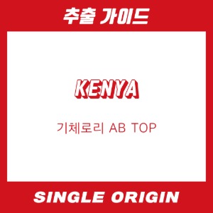 [싱글 오리진] 케냐 기체로리 AB TOP